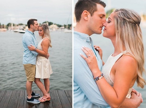 Sunset Engagement Session || Nikki Schell Photography || Charm City Wed || www.charmcitywed.com
