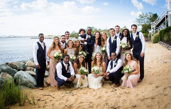 Boho Chesapeake Bay Beach Club Wedding || Jessica Eastburn Photography || Charm City Wed || www.charmcitywed.com