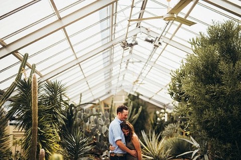 Rawlings Conservatory Engagement || Paula Bartosiewicz Photography || Charm City Wed || www.charmcitywed.com