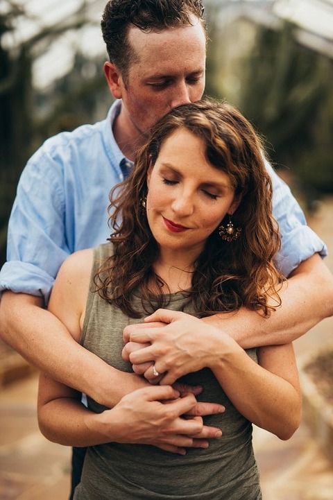 Rawlings Conservatory Engagement || Paula Bartosiewicz Photography || Charm City Wed || www.charmcitywed.com