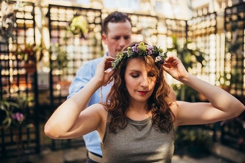 Rawlings Conservatory Engagement || Paula Bartosiewicz Photography || Charm City Wed || www.charmcitywed.com