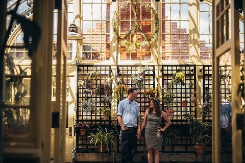 Rawlings Conservatory Engagement || Paula Bartosiewicz Photography || Charm City Wed || www.charmcitywed.com