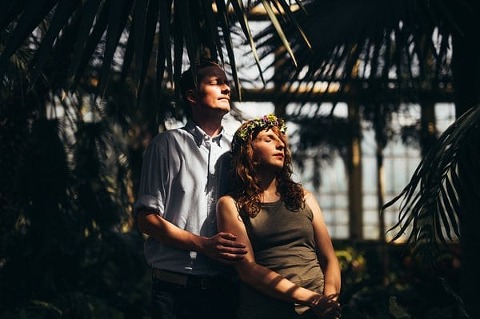 Rawlings Conservatory Engagement || Paula Bartosiewicz Photography || Charm City Wed || www.charmcitywed.com