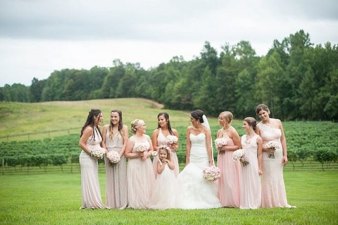 Vintage Blush Running Hare Vineyard Wedding || Meaghan Elliott Photography || Charm City Wed || www.charmcitywed.com