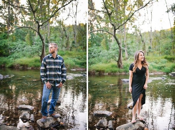 Gunpowder Falls State Park Engagement Session || Elizabeth Mae Photography || Charm City Wed || www.charmcitywed.com