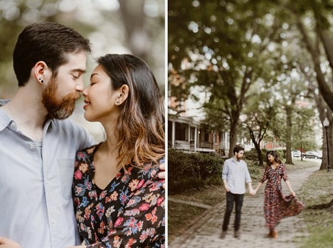 Home Engagement Session || Kate Ann Photography || Charm City Wed || www.charmcitywed.com