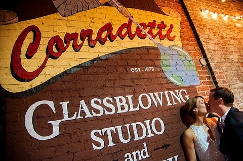 Corradetti Glassblowing Studio Wedding || Robin Shotola Photography || Charm City Wed || www.charmcitywed.com