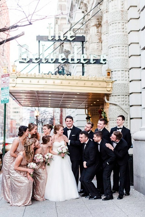 Holiday Belvedere Wedding || Heather Ryan Photography || Charm City Wed || www.charmcitywed.com
