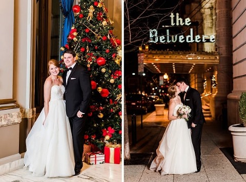 Holiday Belvedere Wedding || Heather Ryan Photography || Charm City Wed || www.charmcitywed.com