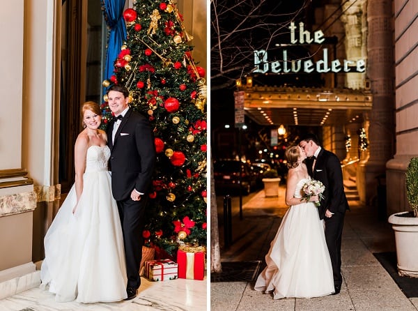 Holiday Belvedere Wedding || Heather Ryan Photography || Charm City Wed || www.charmcitywed.com