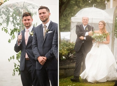 Rainy Annapolis Backyard Wedding || Kira Nicole Photography || Pop the Cork Designs || Charm City Wed || www.charmcitywed.com