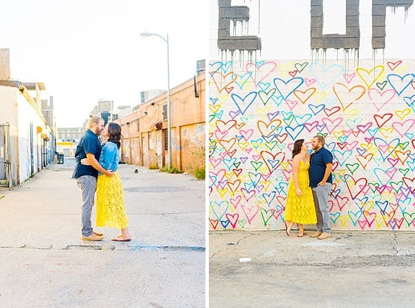 Graffiti Wall Engagement Session || Jessica Nazarova Photography || Charm City Wed || www.charmcitywed.com