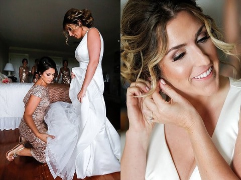 Beautiful Backyard Wedding || Be Photography || Charm City Wed || www.charmcitywed.com