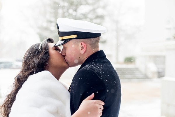 Winter Naval Academy Wedding || Photography by Tracie || Charm City Wed || www.charmcitywed.com