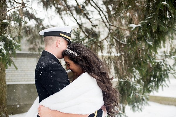 Winter Naval Academy Wedding || Photography by Tracie || Charm City Wed || www.charmcitywed.com