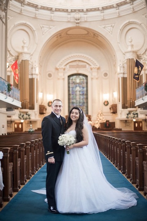 Winter Naval Academy Wedding || Photography by Tracie || Charm City Wed || www.charmcitywed.com