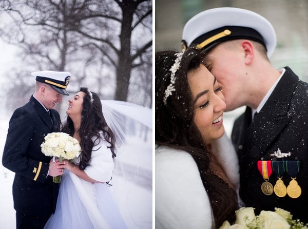 Winter Naval Academy Wedding || Photography by Tracie || Charm City Wed || www.charmcitywed.com