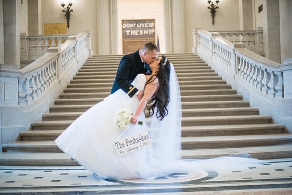 Winter Naval Academy Wedding || Photography by Tracie || Charm City Wed || www.charmcitywed.com
