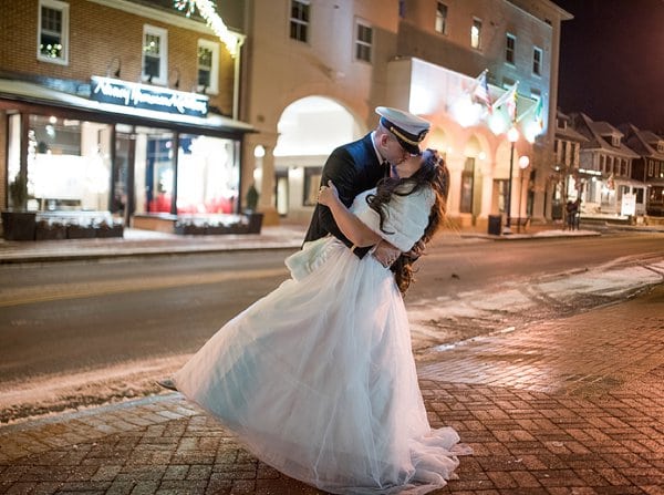 Winter Naval Academy Wedding || Photography by Tracie || Charm City Wed || www.charmcitywed.com
