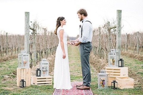 Modern Boho Wedding Styled Shoot || Karlin Villondo Photography || Charm City Wed || www.charmcitywed.com