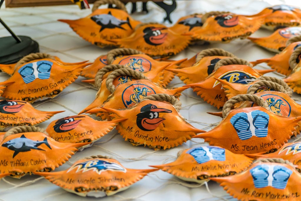 Orioles Wedding Favors ||  Photography: By James Trudeau  ||  Charm City Wed  ||  www.charmcitywed.com