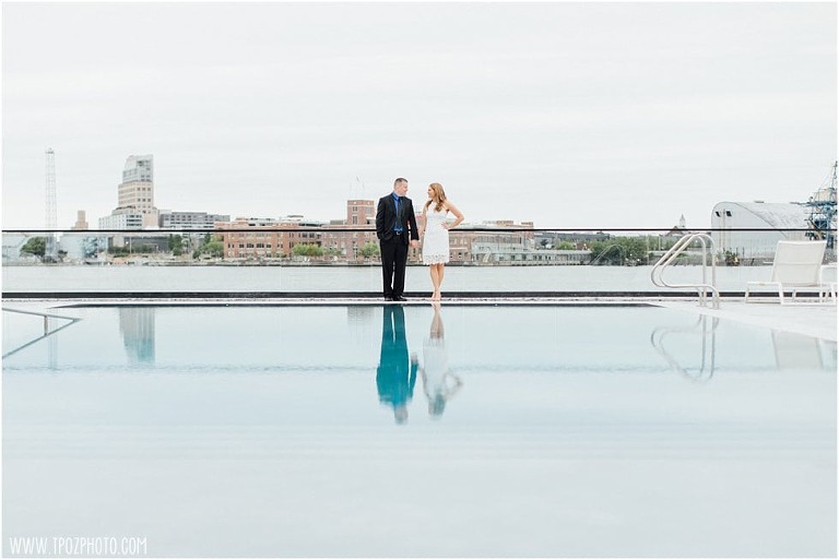 Sagamore Pendry Baltimore Engagement || tPoz Photography || Charm City Wed || www.charmcitywed.com