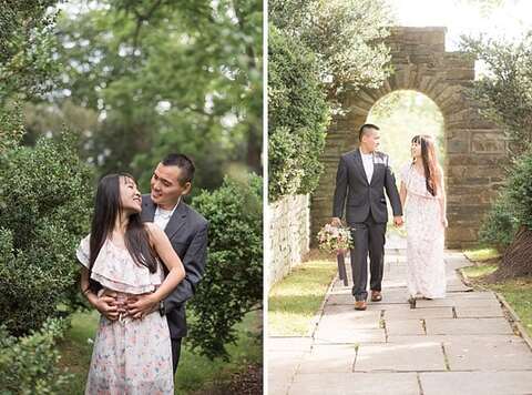 Glenview Mansion Engagement || Feather & Fawn Photography || Charm City Wed || www.charmcitywed.com