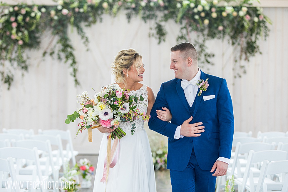 Rustic Barn Wedding Ceremony • tPoz Photography