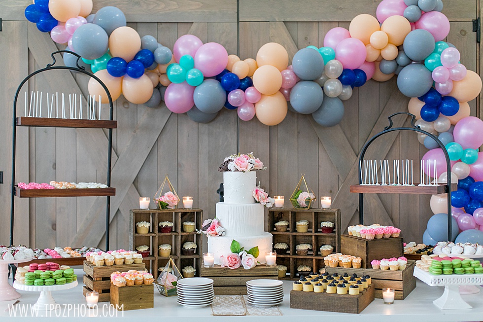 Rosewood Farms Rose Barn Wedding Reception • tPoz Photography