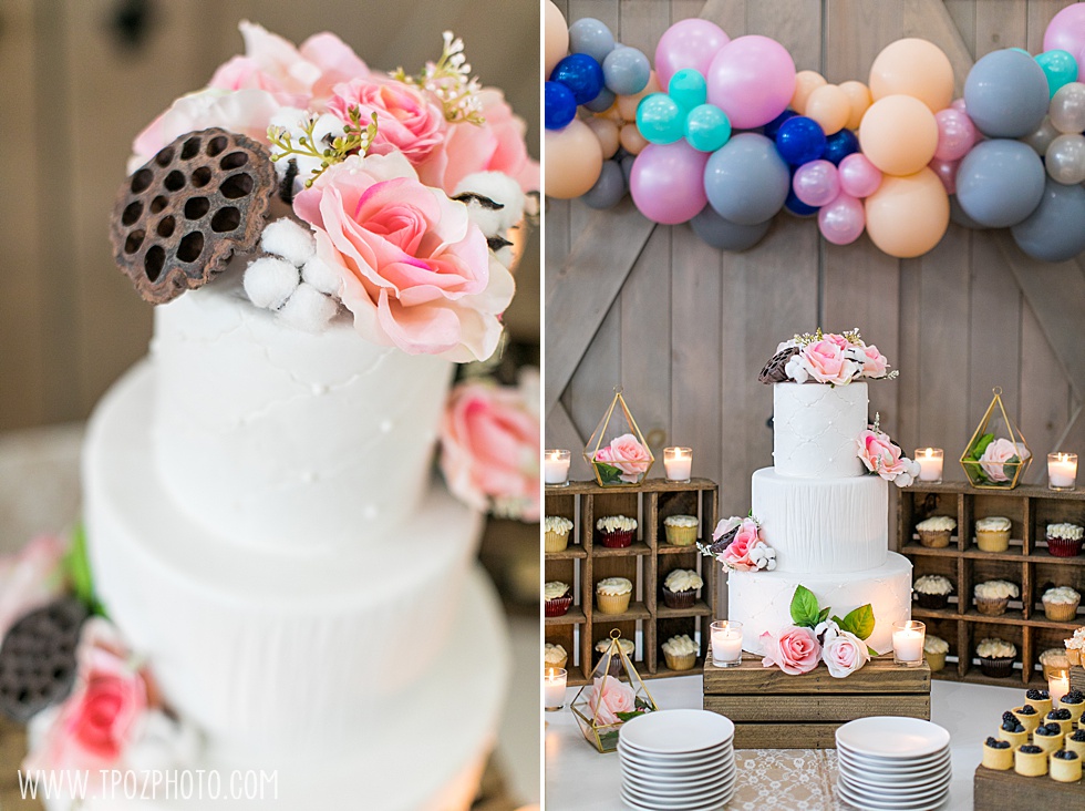 Rosewood Farms Rose Barn Wedding Reception • tPoz Photography