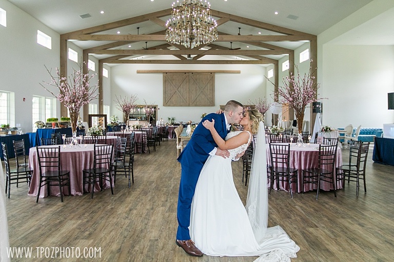 Rosewood Farms Rose Barn Wedding Reception • tPoz Photography