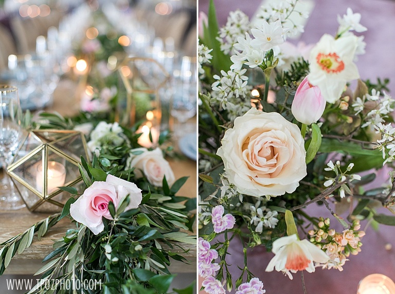 Rosewood Farms Rose Barn Wedding Reception • tPoz Photography