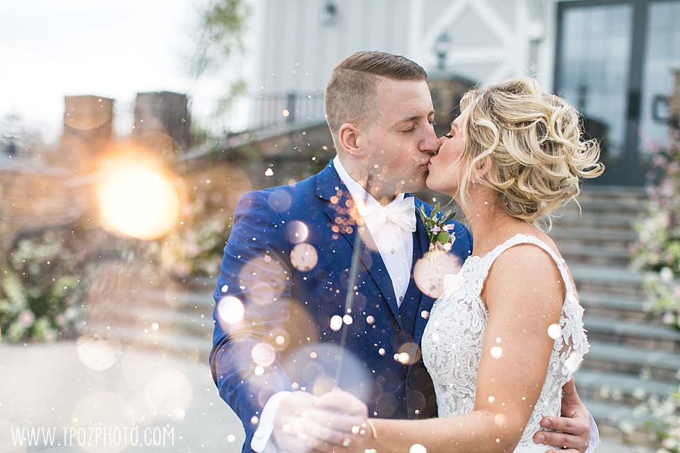 Rosewood Farms Bride+Groom Sparklers • tPoz Photography