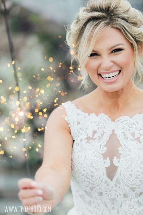 Rosewood Farms Bride+Groom Sparklers • tPoz Photography